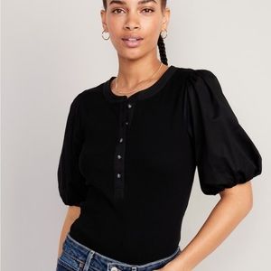 Old Navy puff-sleeve Henley